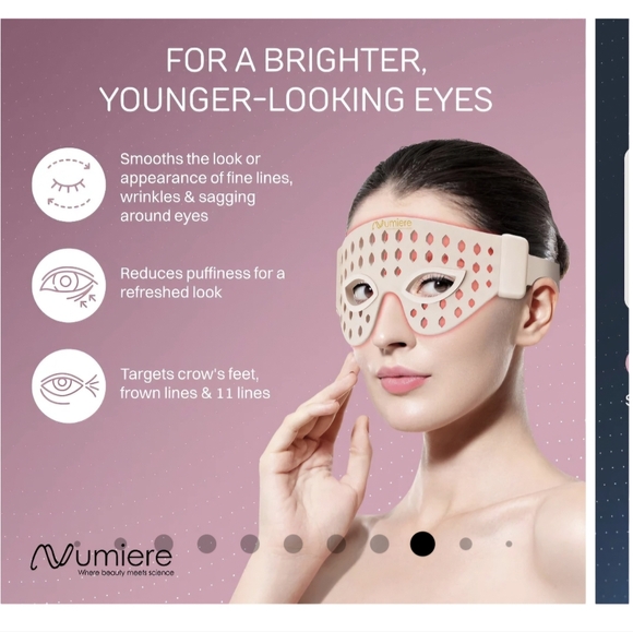 Numiere Feather LED Mask - Picture 2 of 14